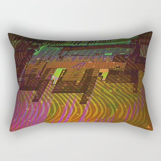 Building 08-07-16 / COSMIC MIRROR at NIGHT Rectangular Pillow