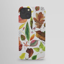Autumn leaves iPhone Case