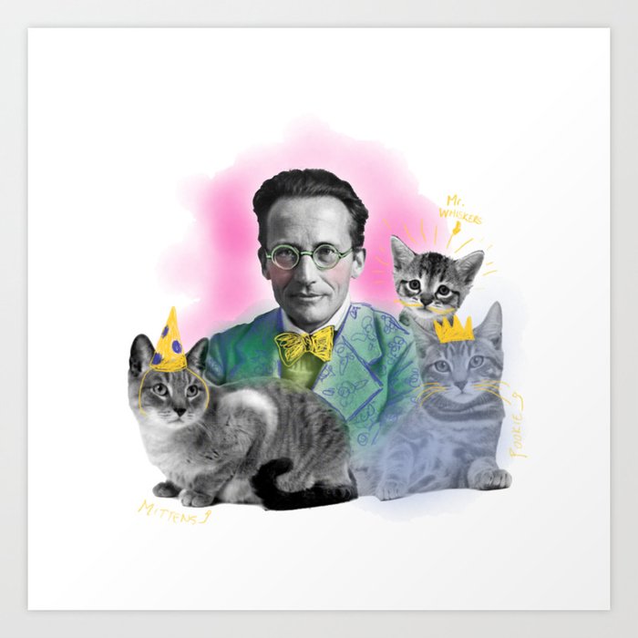 Schrödinger's Birthday Party Art Print