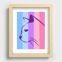 Catgender Flag Recessed Framed Print