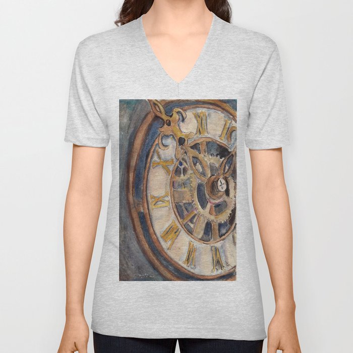 Time is Difficult V Neck T Shirt