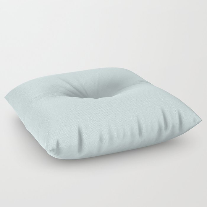Pale Pastel Blue Solid Color Hue Shade - Patternless Floor Pillow