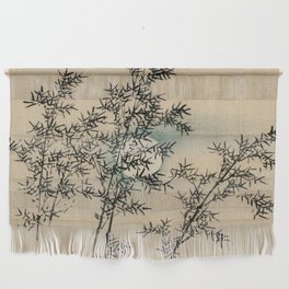 Bamboo Branches Traditional Japanese Flora Wall Hanging