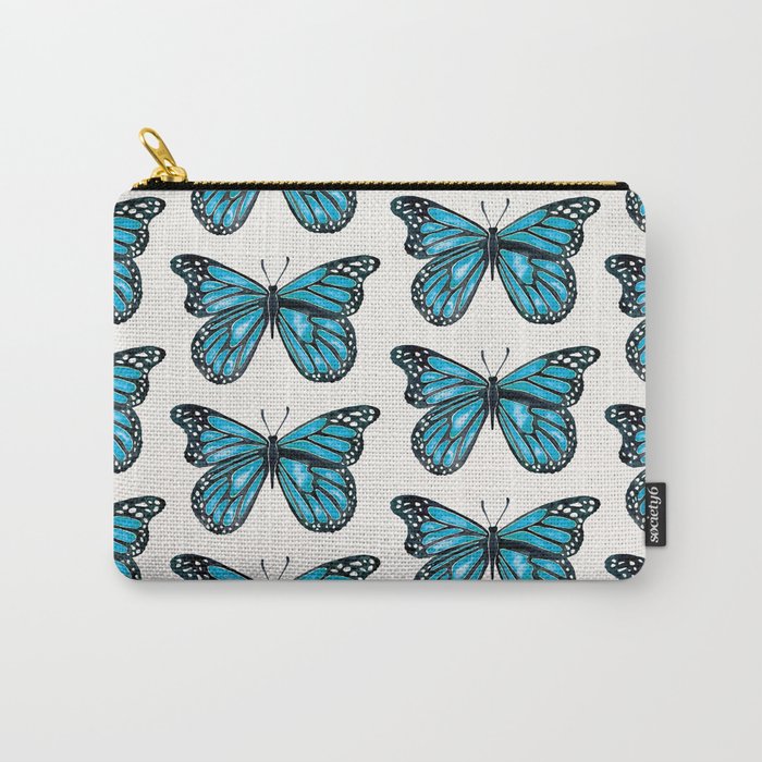 Blue Morpho Butterfly Carry-All Pouch