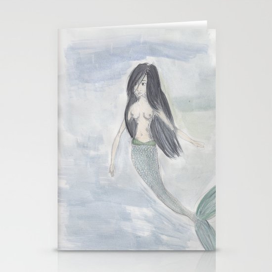 Mermaid Sister Stationery Cards