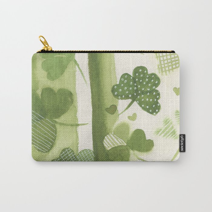 Clovers Carry-All Pouch