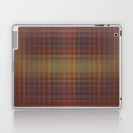 Chocolate Glow Plaid Laptop Skin