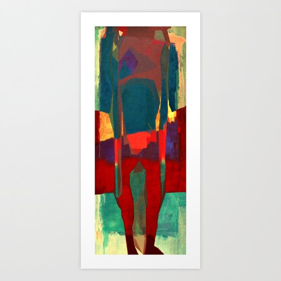 The Man and the Elements Art Print