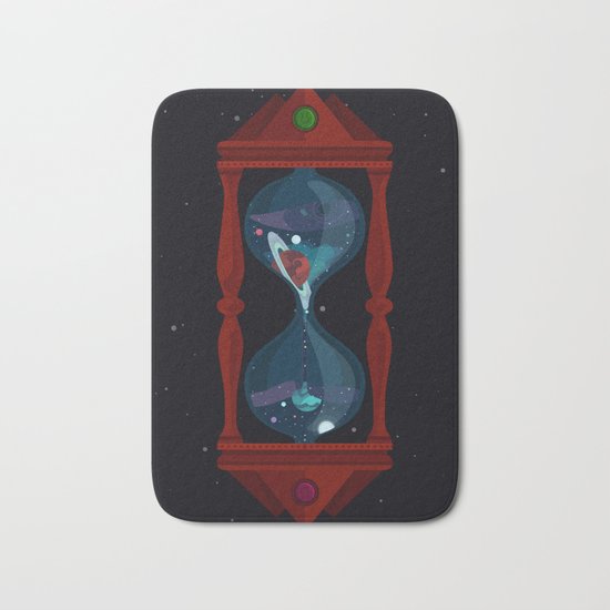 Cosmic Hourglass Bath Mat