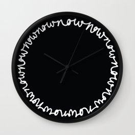 The Time Is Now Wall Clock