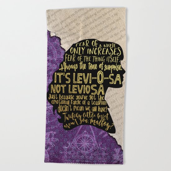 Hermione - Character Pillow Beach Towel