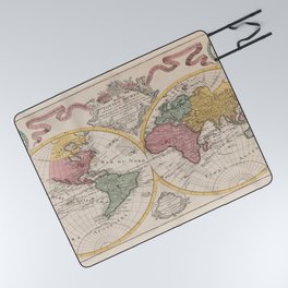  World maps - Mapa Mundi - 1775 Picnic Blanket
