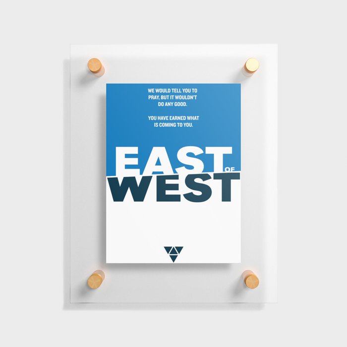 East of West Floating Acrylic Print