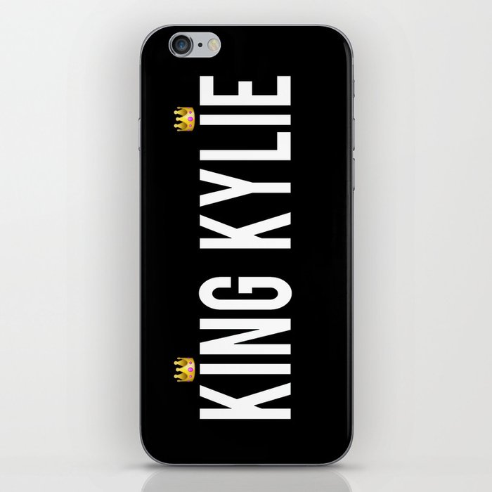 KING KYLIE - BLACK iPhone Skin