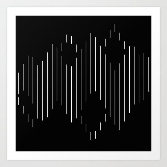Interference Art Print