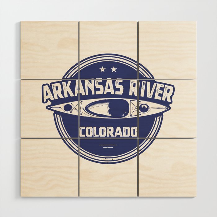 Arkansas River Colorado Wood Wall Art