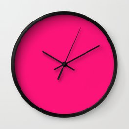 Fuchsia Wall Clock