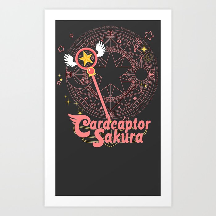 Cardcaptor Sakura Fan shirt Art Print