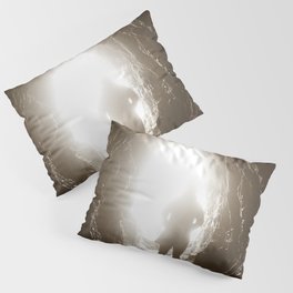 Mystery in the Cave - Sepia Pillow Sham