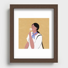 Gelato in Rome Recessed Framed Print