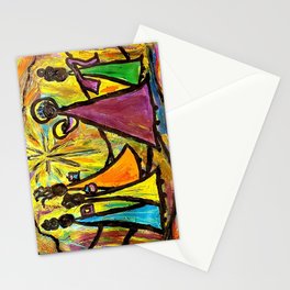 Mary, the Midwife, Christ, and the Wise Women Stationery Cards