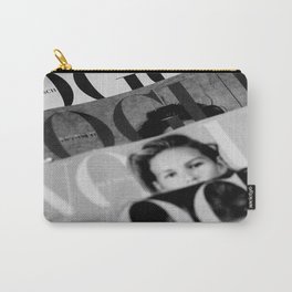Magazine, Black and White, Magazine Cover, Cover Carry-All Pouch