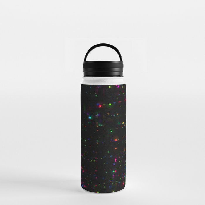 Glitch Stars Water Bottle