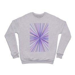 Purple Line Pattern Crewneck Sweatshirt