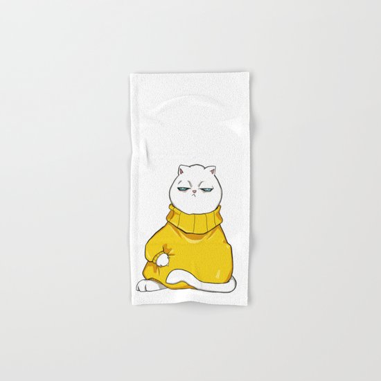 itchy sweater Hand & Bath Towel