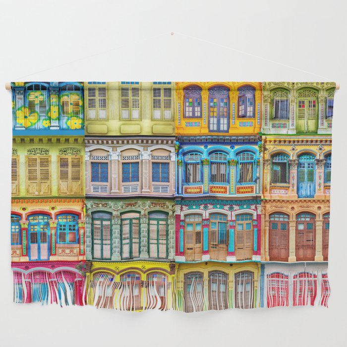 The Singapore Shophouse Wall Hanging