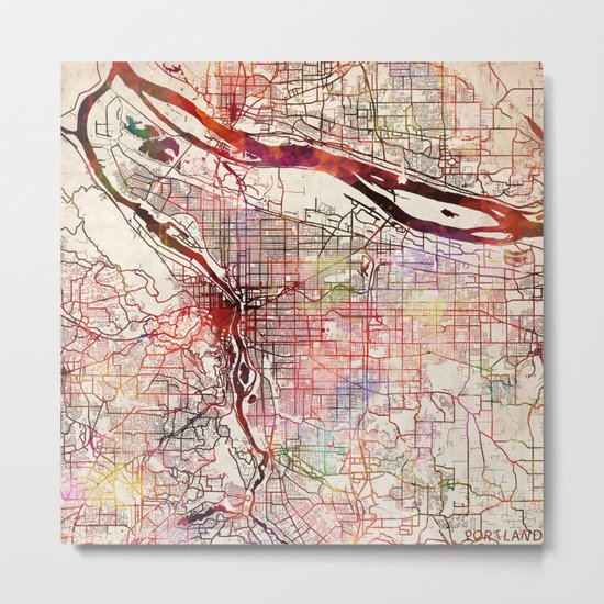 Portland Metal Print