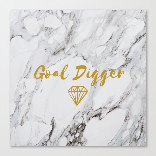 Goal Digger Canvas Print
