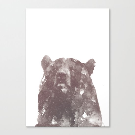 Winter Bear Canvas Print