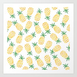 I love pineapples Art Print