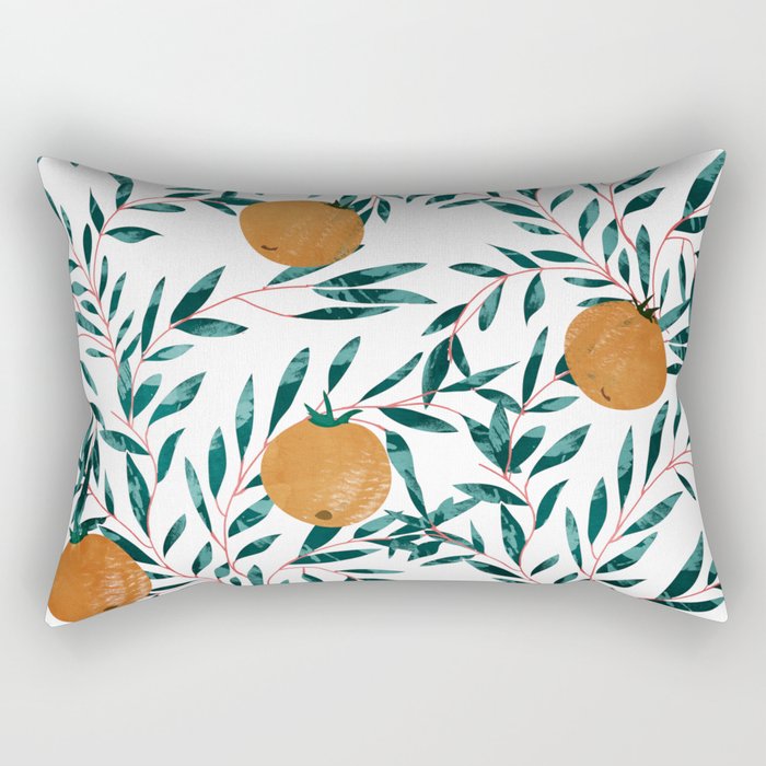 Mandarins Rectangular Pillow
