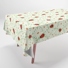 Ladies and Daisies | Red and Sage Tablecloth