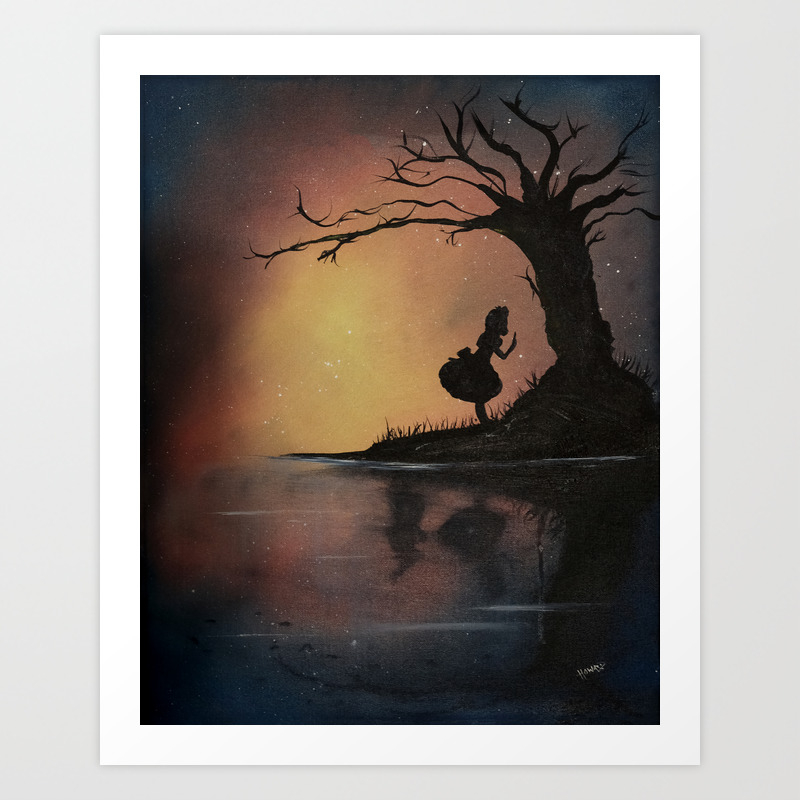 Alice S Adventures In Wonderland By Lewis Carroll Art Print By