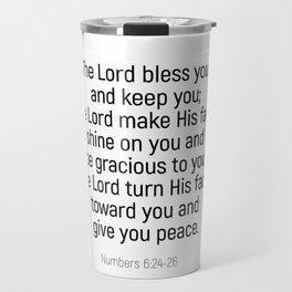 Numbers 6 24 #bibleverse #scriptures #blessing Travel Mug