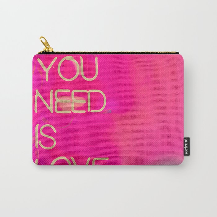 All we need is love and mojitos pink, dreams, pastel, love, cute,  Carry-All Pouch