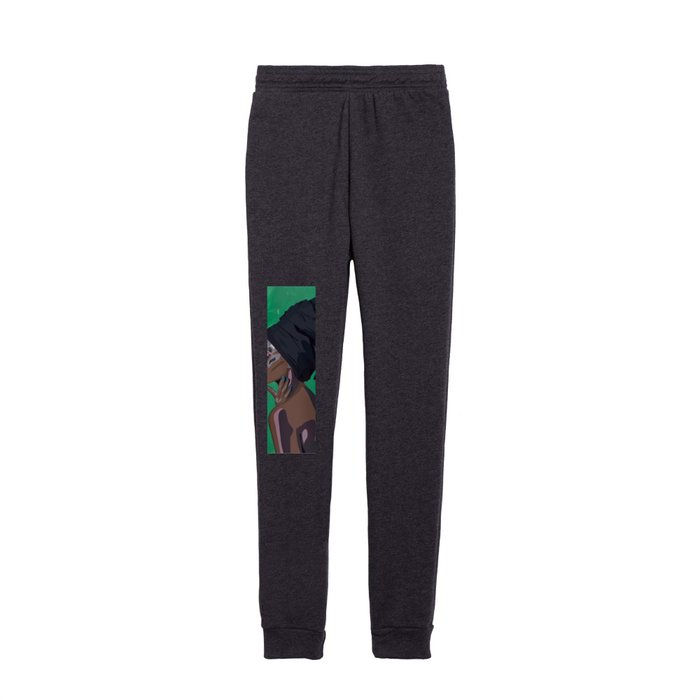 Abstract woman with Turban 7 Kids Joggers