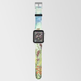 Sapphorica Creations- Woodland + Wildflower- Wildflower Field  Apple Watch Band