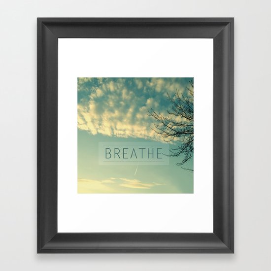 Breathe Framed Art Print