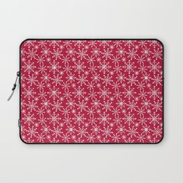 Let-It-Snow-White-Red-b Laptop Sleeve