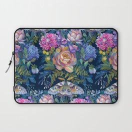 Moth Flower Bouquet Laptop Sleeve