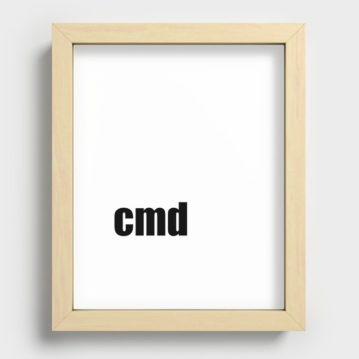 Cmd Recessed Framed Print