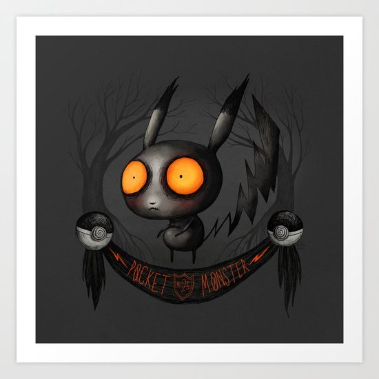 Pocket Monster #025 Art Print