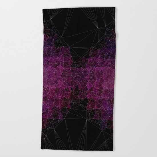 Abstract Polygons Beach Towel