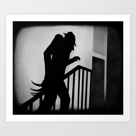 Nightmare in German Film Art Print