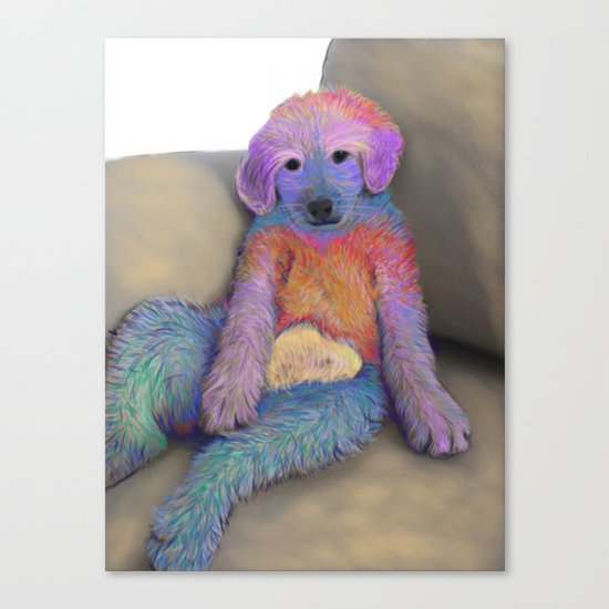 Golden Doodle Canvas Print