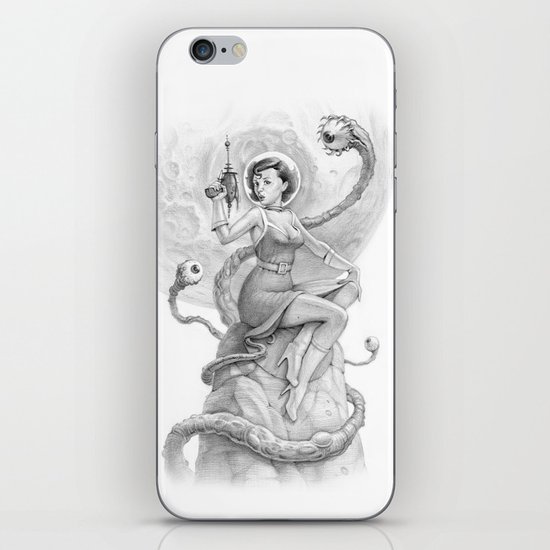Astro Babe B&W iPhone & iPod Skin